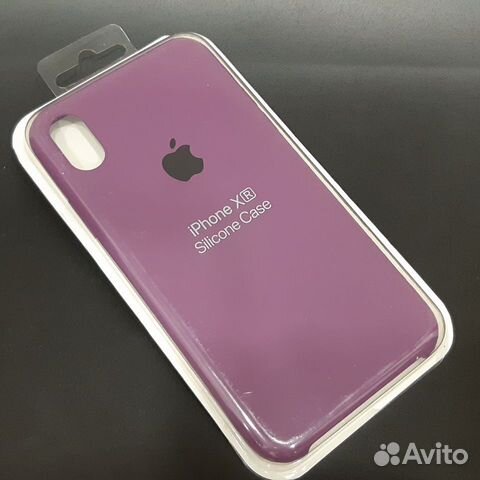 Силиконовый чехол на iPhone XR виноград