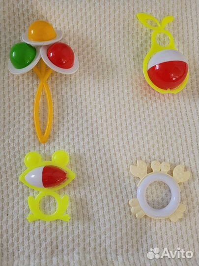 Набор погремушки грызунок прорезыватель