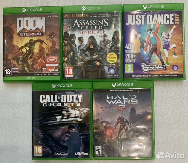 Оригинальные диски на xbox360,xbox ONE
