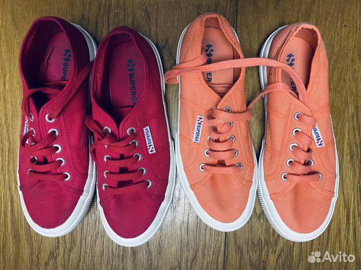 Superga кеды из парусины (36.5-36)