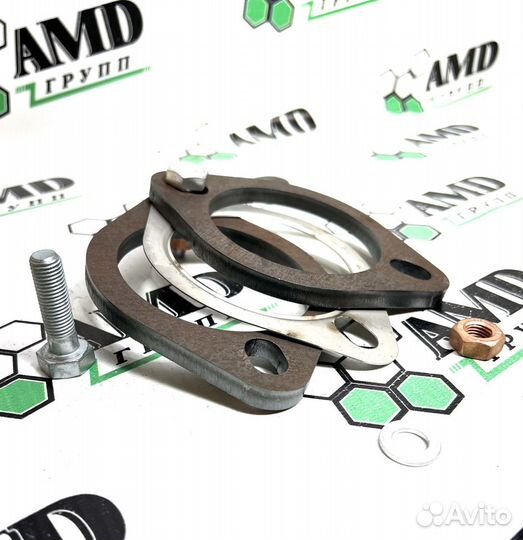 Фланец d76 (омедненная гайка) глушитель купить DSV