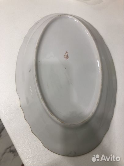 Блюдо большое овальное СССР