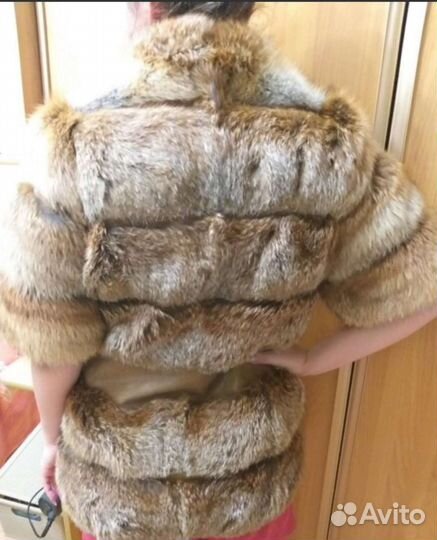 Шуба натуральная лиса