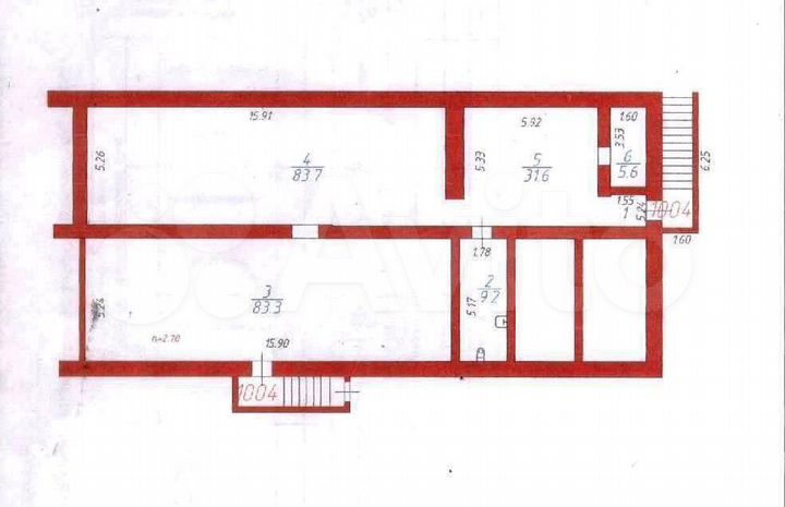 Помещение цоколь, 215.6 м²