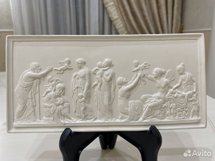 Плакетка. Гипс. Англия