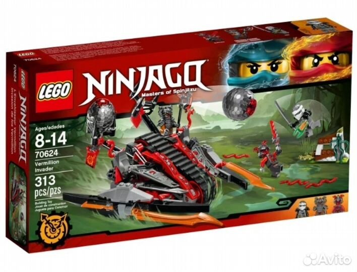 Lego Ninjago 70624 Алый захватчик оригинал