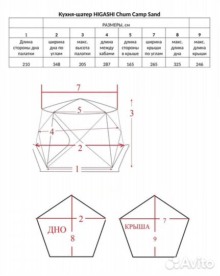Шатер быстросборный Higashi Chum Camp olive