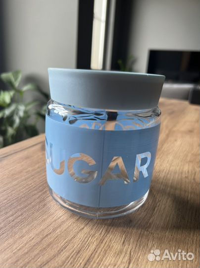 Стеклянная банка для сахара