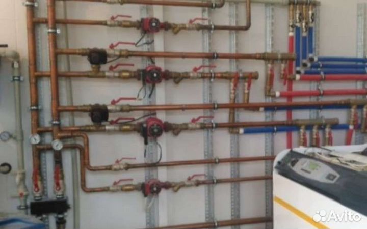 Обвязка котельной Отопление Теплые полы