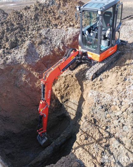 Услуги мини экскаватора