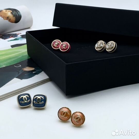 Серьги Chanel Шанель