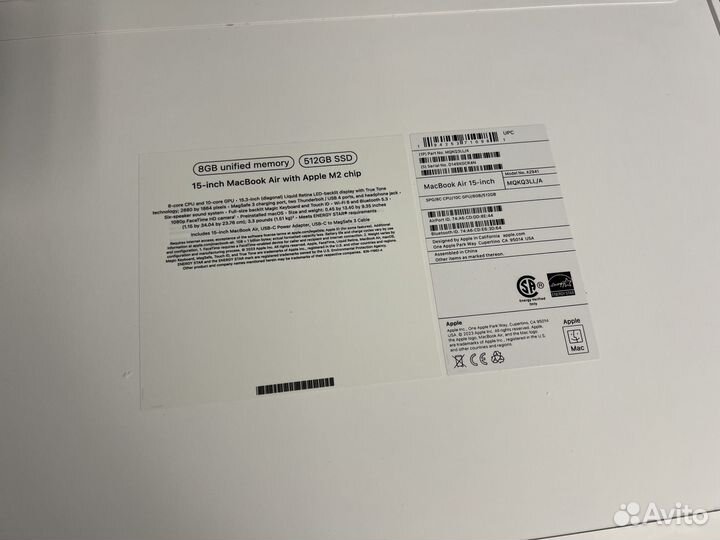 MacBook Air 15 2023 M2 512 gb SSD Новый