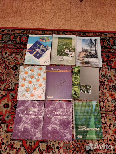 Тетради и папки для конспектов А4