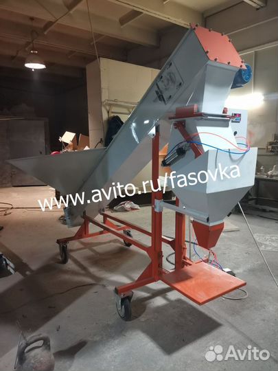 Фасовочный аппарат для песка, угля, щебня, гравия