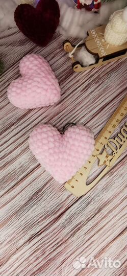 Сердечко валентинка брелок