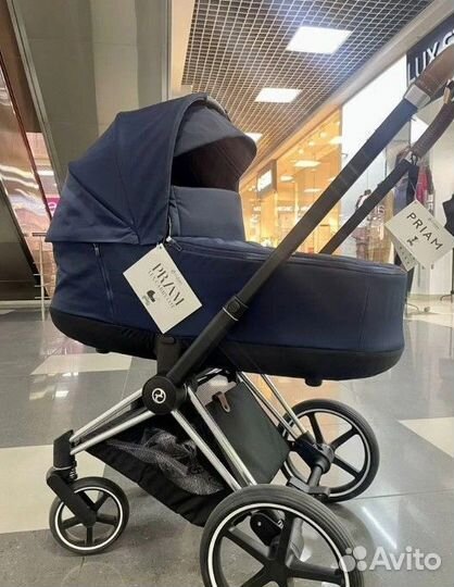 Коляска Cybex Priam III рама chrome brown