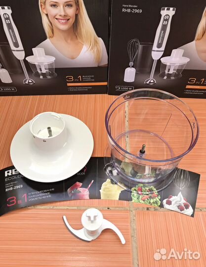 Мощный блендер 1200Вт.Redmond Новый