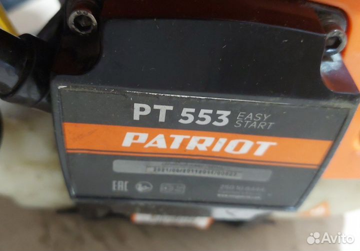Бензиновый триммер patriot PT 553 б/у без диска