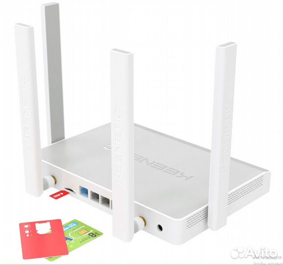Wi-Fi роутер keenetic Hero 4G+cat.6 AX1800