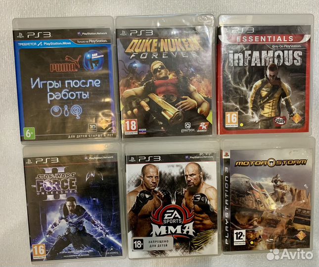 Оригинальные диски на PS3