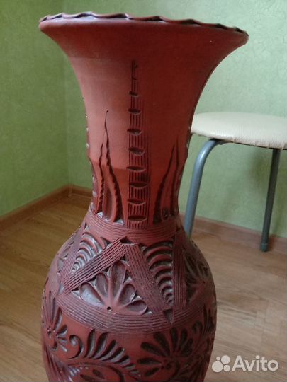 Ваза напольная, высокая