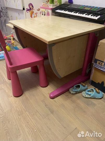 Растущая парта деми