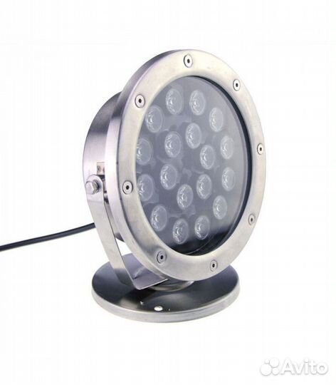 Подводный светильник 24В ас, 18 ватт, Цвет: RGB