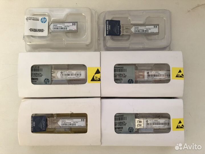 SFP Трансиверы новые Hewlett-Packard 3Com и другие