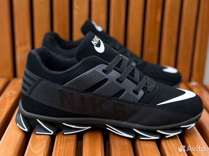 Мужские кроссовки Найк в черном цвете. Не Китай N0