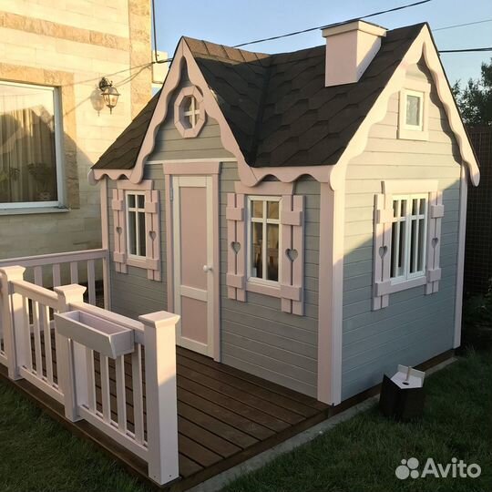 Детский домик на дачу. Домики для детей. домик из