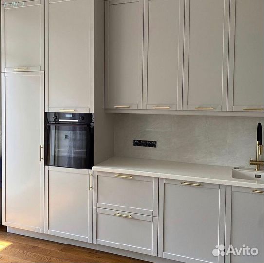 Кухня Белая Кухонный гарнитур