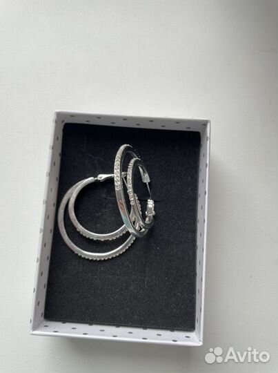 Серьги колечки