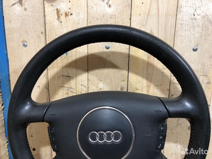 Руль кожаный Audi A4 B6, A3 8P, A6 Арт. 120111