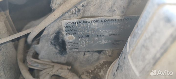 АКПП в сборе Toyota ist 4WD