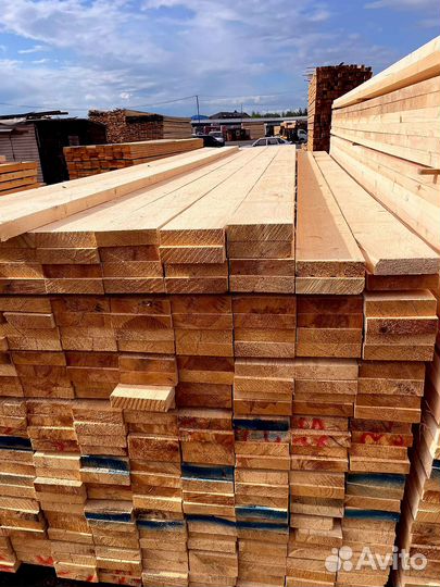 Брус обрезной 200х200х6000мм