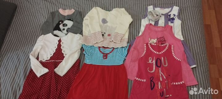 Одежда для девочки пакетом рост 98