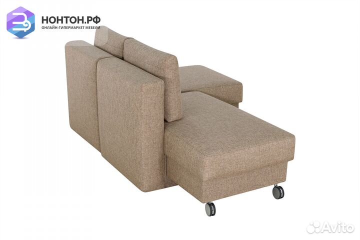 Диван трансформер Лира темно-бежевый