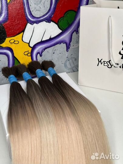 Наращивание волос на дому