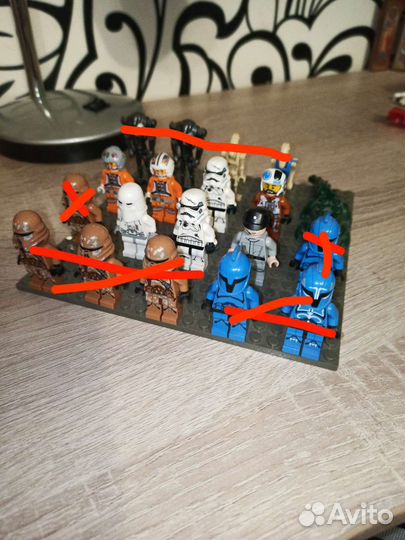 Минифигурки Lego star wars, Ninjago. Детали Lego