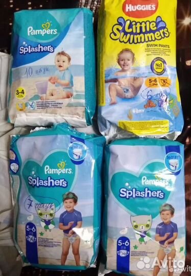 Трусики для плавания Huggies 5-6 (12-18кг) (6 шт)