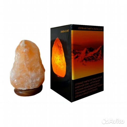Солевая лампа эко плюс Скала 4-6кг