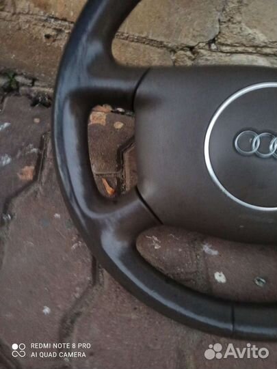 Ауди а6с5 Руль c Airbeg оригинал коричневый