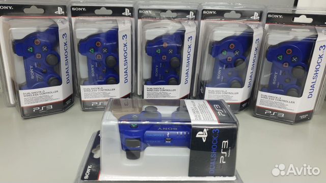 PS3 джойcтик / Sony dualshock 3 PS3 джойстик синий