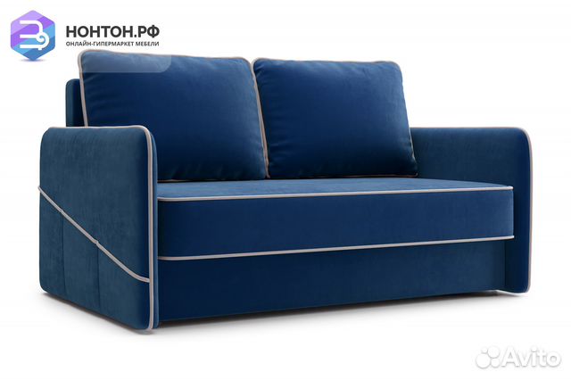 Диван еврокнижка Энерджи темно-синий