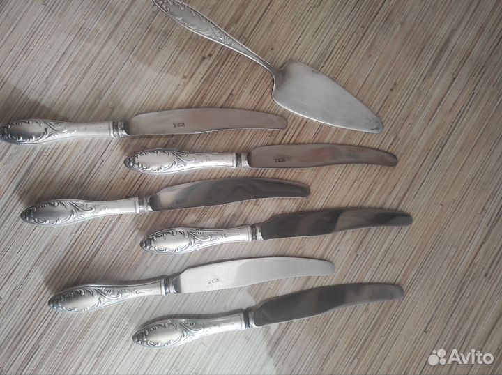 Мельхиоровые ножи, винтажные, СССР