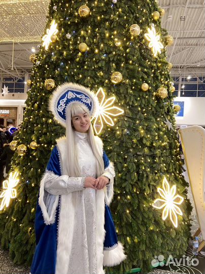 Костюм снегурочки боярская взрослый