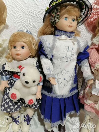 Кукла коллекционная фарфоровая