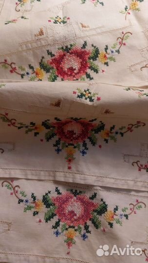 Винтажные салфетки вышивка