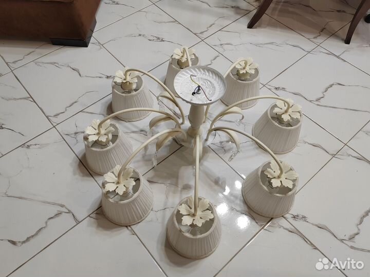 Люстра потолочная большая бу