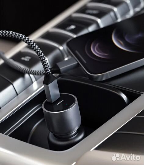 Автомобильное зарядное устройство Satechi 40W Dual